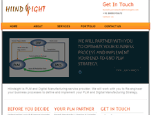 Tablet Screenshot of hiindsight.com